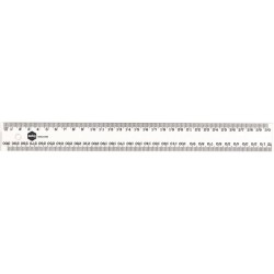 Marbig Ruler 30cm Clear