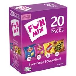 Smith's Potato Chips Variety-Pack Fun Mix - 20 X Serves