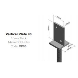 Levelmaster Stump Tops Vertical Plate 90