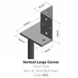 Levelmaster Stump Top Vertical Large Corner