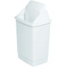 Icon Swingtop Tidy Rubbish Bin 30l White