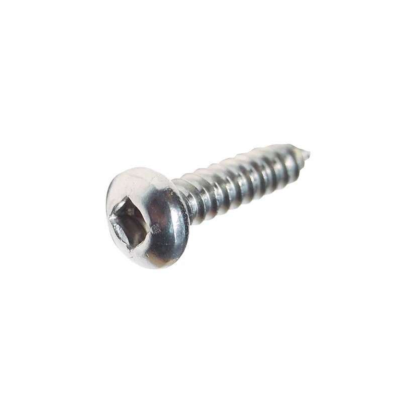 Self Tapping Screw Pan Head Stainless Steel Sq Drive - 6g X 25mm 200pk