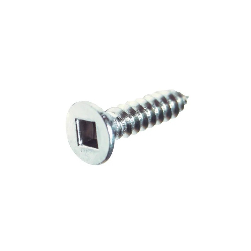 Self Tapping Screw Countersunk Head Stainless Steel Sq Drive - 6g X 40mm 100pk