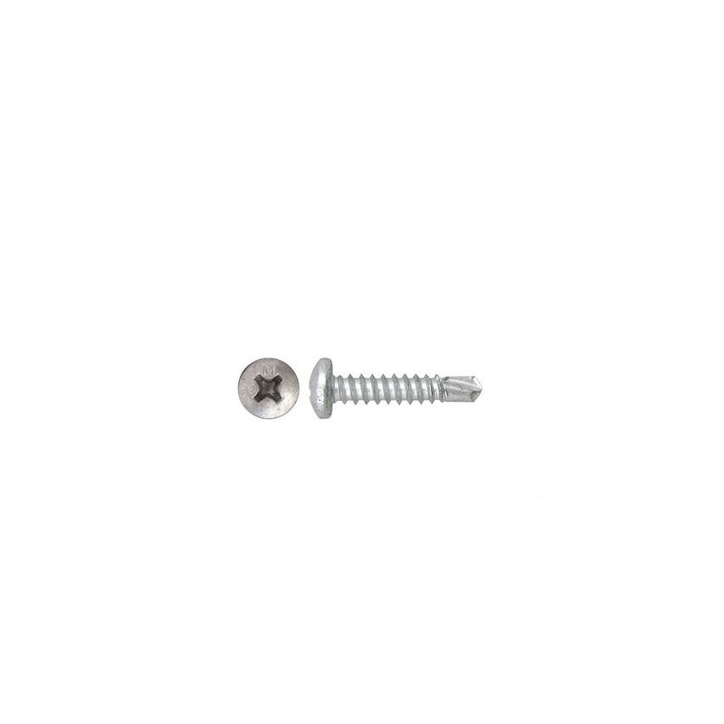 Self Drilling Screw Pan Head Galv - 8g X 12mm 100pk