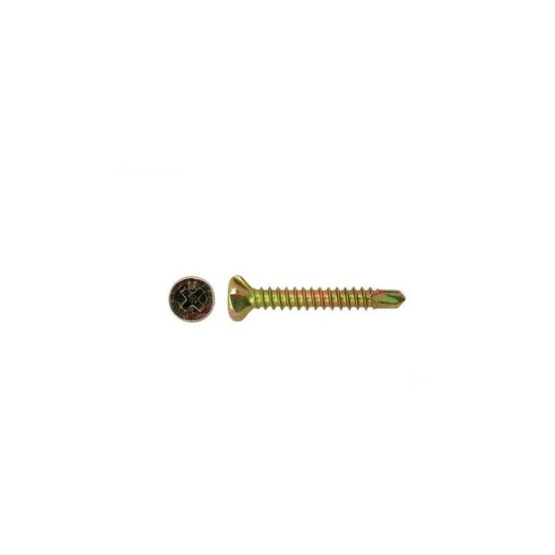 Self Drilling Screw Self Embed Head Zinc - 8g X 30mm 100pk