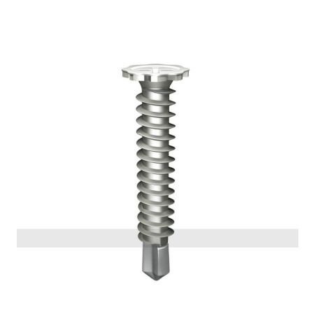 Self Drilling Screw Flower Head Galv- 8g X 25mm - 1000pk