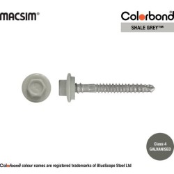 Roofing Screw Zip Shale Grey - 12g X 50mm 250pk