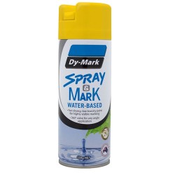 Dymark Water Based Spray & Mark Paint Yellow