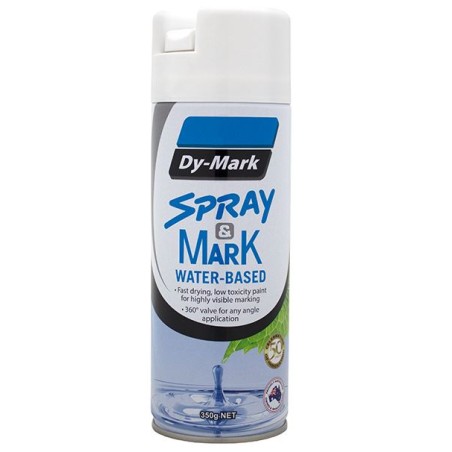 Dymark Water Based Spray & Mark Paint White