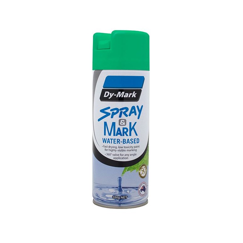 Dymark Water Based Spray & Mark Paint Fluro Green