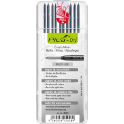 Pica Dry Pencil Refill - 10 X Sb Leads Graphite