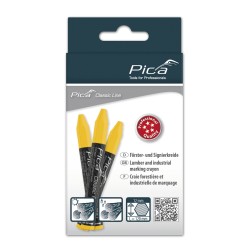 Pica Marker - Classic Pro 590 Lumber Crayon Yellow - 12pk