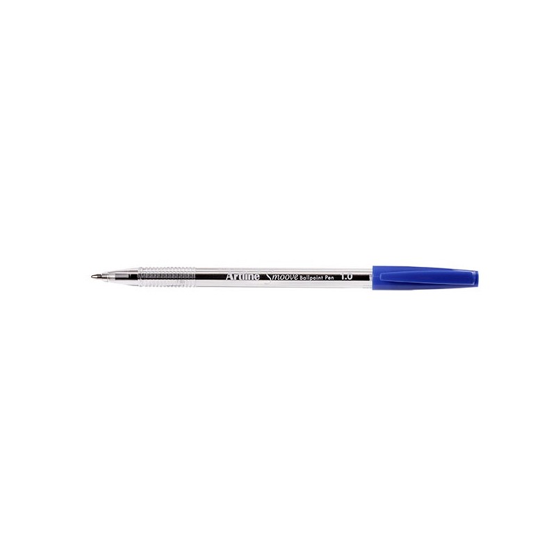 Artline Smoove Ballpoint Pen Medium Blue 12pk