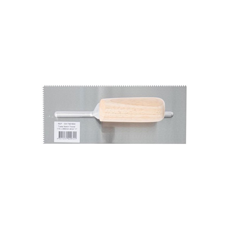 Ox Trade. V Groove Tiling Trowel - 4mm