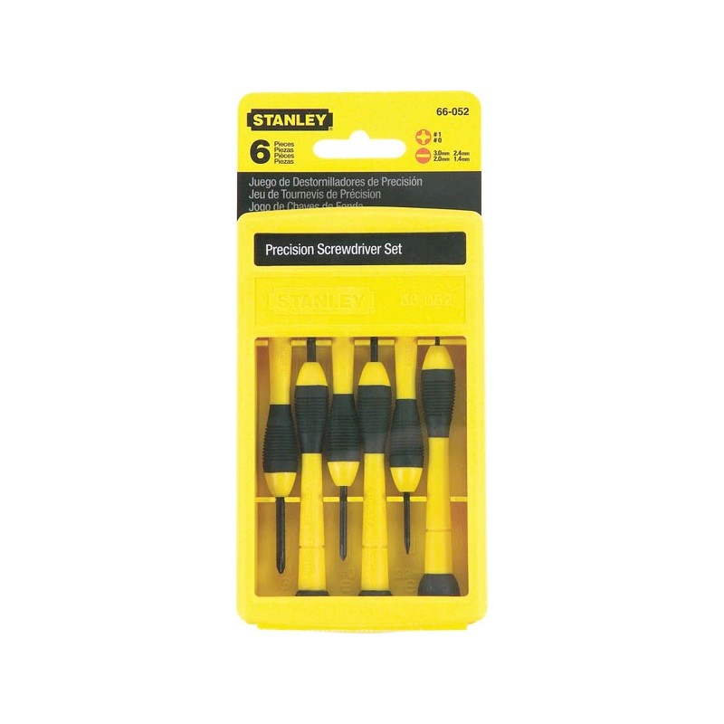 Stanley Screwdriver Set Precision 6 Pc