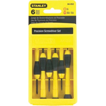 Stanley Screwdriver Set Precision 6 Pc