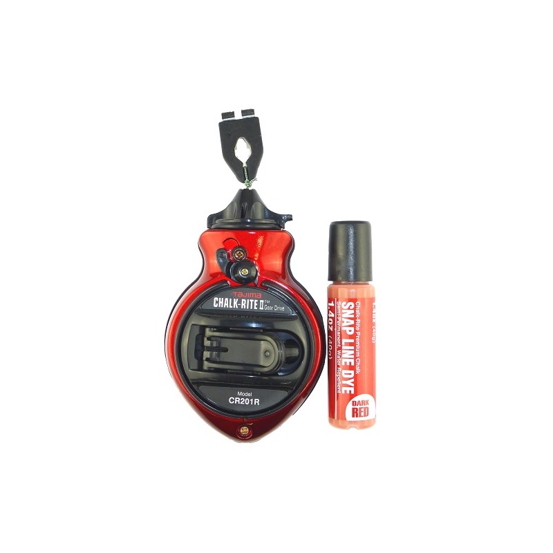 Tajima Chalk Line Kit Red 30m (100ft)