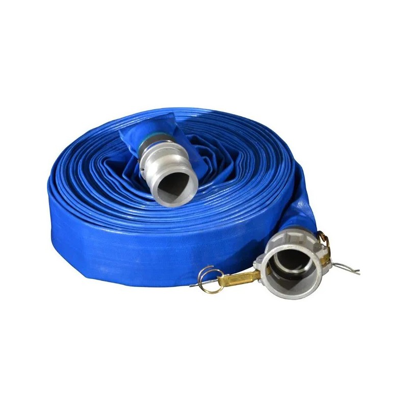 Lay Flat Hose 2" Blue 20m