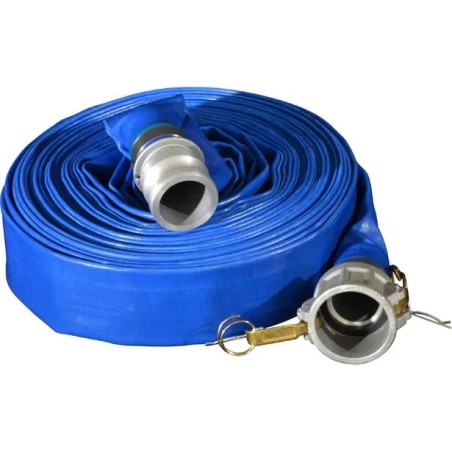 Lay Flat Hose 2" Blue 20m