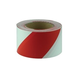 Barricade Tape Red & White 100m Roll