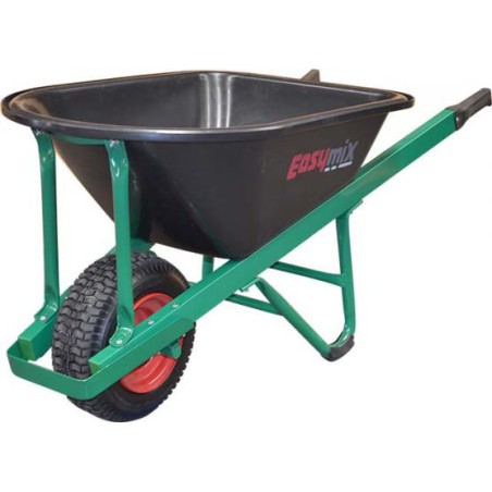 Easymix Wheelbarrow Poly Tray Steel Handle