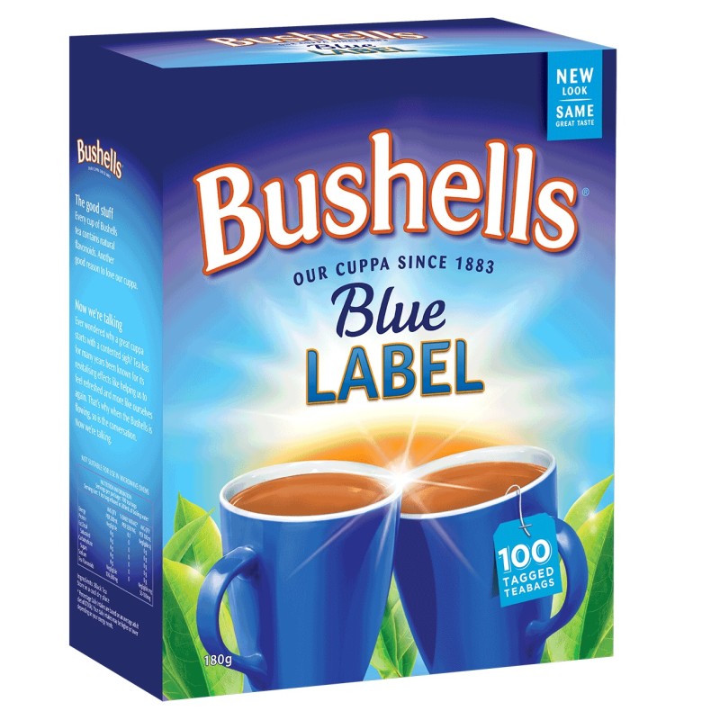 Tea Bags Bushells Tagged - 100