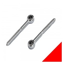 Inox Lag Eye Screw A4 (316) M6x40