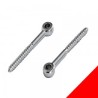 Inox Lag Eye Screw A4 (316) M6x40