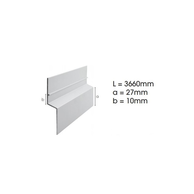 Weathertex Alum. Z Flashing 3660mm