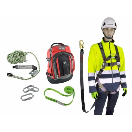 Premium Roofers Kit/Full Body Harness/15m Rope 2.0 Sling 140kg Rating