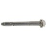 Masonbolt Flush Head 316 S/S M8 X 45mm 