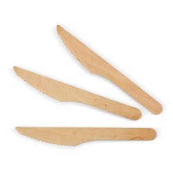 Wooden Eco-Friendly Knives - Box Of 100