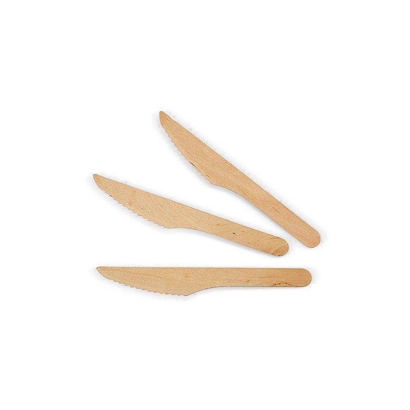 Wooden Eco-Friendly Knives - Box Of 100