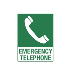 Sign Emergency Telephone