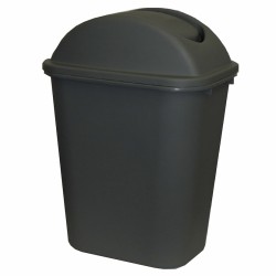 Office Rubbish Bin Lidded Large 36l