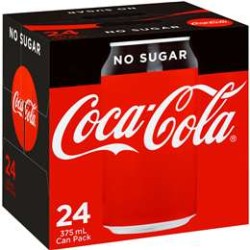 Coca-Cola Zero Sugar Cans 375ml