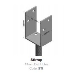 Levelmaster Stump Top Stirrup