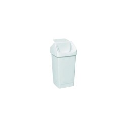 Icon Swingtop Tidy Rubbish Bin 27l White