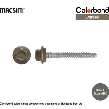 Roofing Screw Zip Jasper - 12g X 50mm 250pk