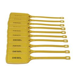 Safety Twist Lock Tags - Diesel