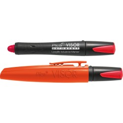 Pica Marker - Visor Permanant Industrial Marker Red