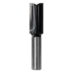 Carb-I-Tool Router Bit 1/2" Shank Straight Dual Flute 12.0mm Dia 25.4mm Cut