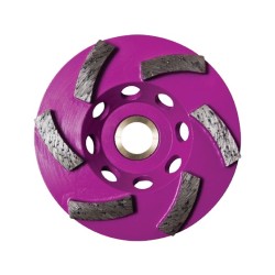 Diamond Cup Wheel Paint/Glue 100mm (Purple)