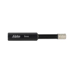 Alpha Diamond Core Dry Cut Bit 6mm