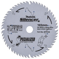 Makita Saw Blade 165 X 20 X 56t Tct Efficut