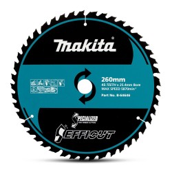 Makita Saw Blade 260 X 25.4 X 45t Tct Efficut