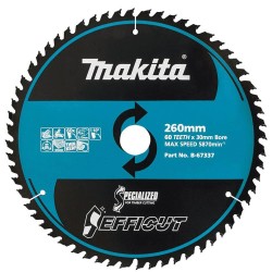 Makita Saw Blade 260 X 30 X 60t Tct Efficut