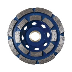 Diamond Cup Wheel Double Row 180mm (Blue)