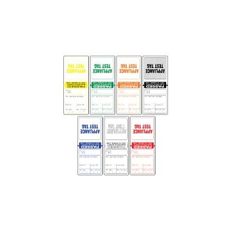 Test Tags - Assorted 100pk 