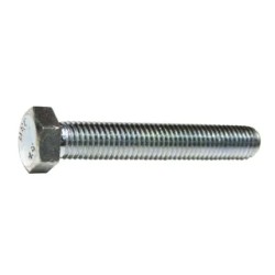 M12 X 130mm Zinc Hex Set Screw